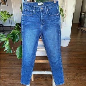 Madewell jeans 10” high-rise skinny